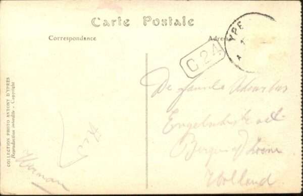 Ypern Ypres Ypres Hospice Sacre-Coeur Zerstörung – Bild 2