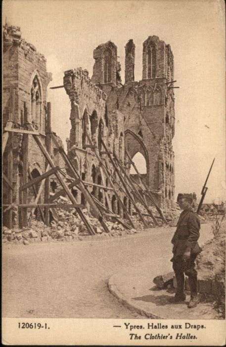 Ypern Ypres Ypres Halles Draps Clothier Halles Zers