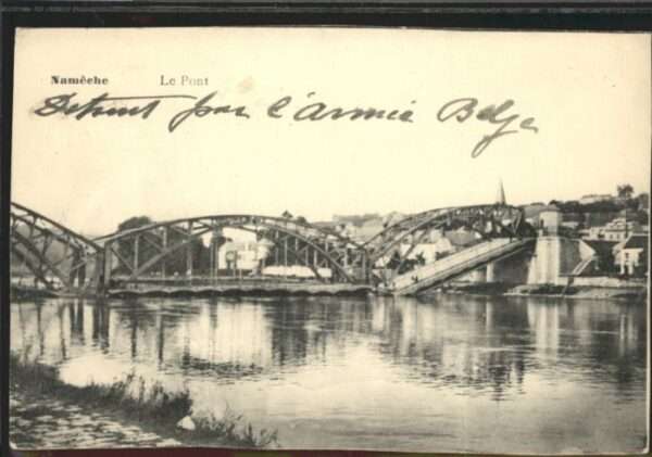 Nameche Pont Zerstörung