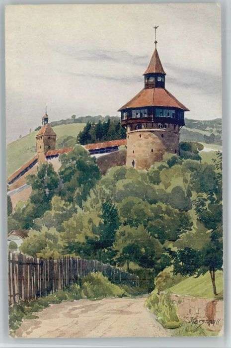 Marschall Vinzenz Esslingen Neckar Burg Künstler Marschal
