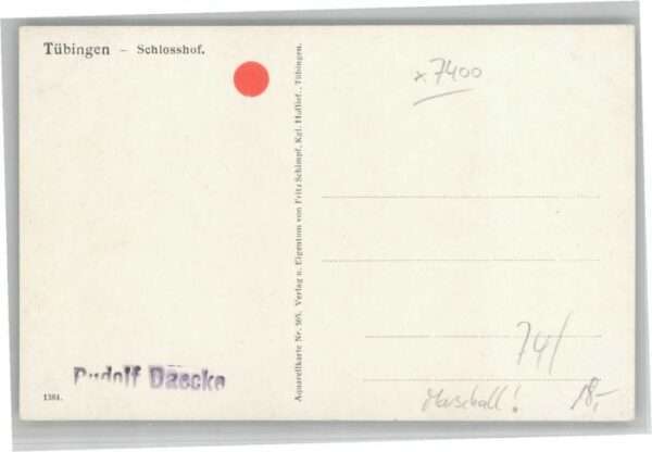 Marschall Vinzenz Tübingen Schlosshof Künstler Marschall – Bild 2