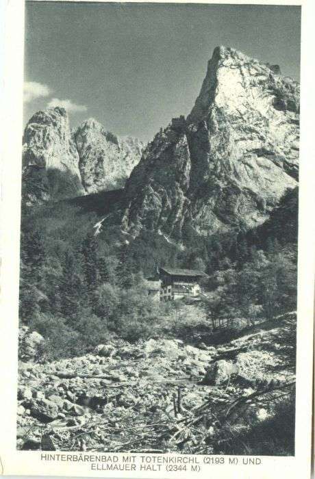 Hinterbaerenbad otenkirchl Ellmauer Halt