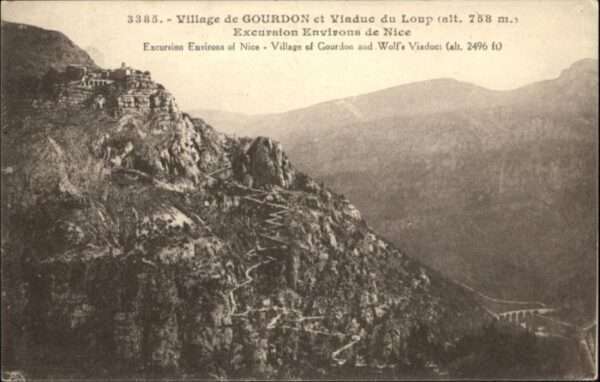 Gourdon Alpes-Maritimes Viaduc Loup