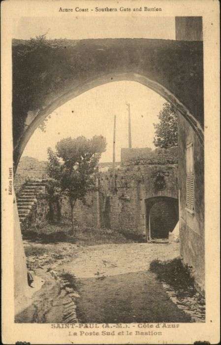 Saint-Paul Alpes-Maritimes Porte Bastion