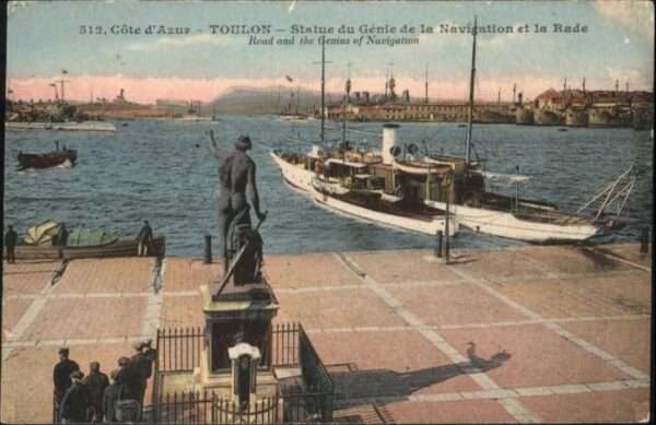 Toulon Var Toulon Statue Genie Rade
