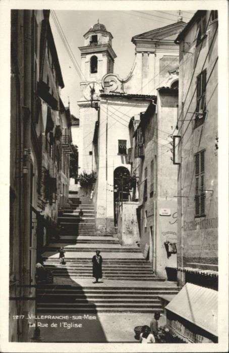 Villefranche-sur-Mer Villefranche Rue Eglise