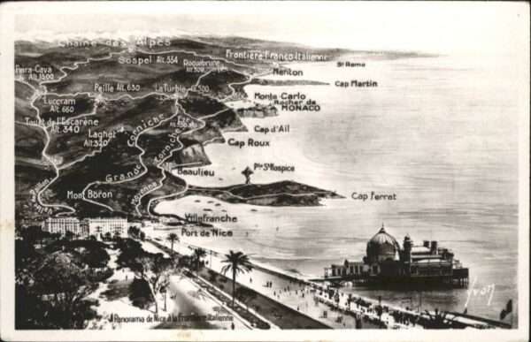 Villefranche-sur-Mer Villefranche Beaulieu Monte-Carlo Mento