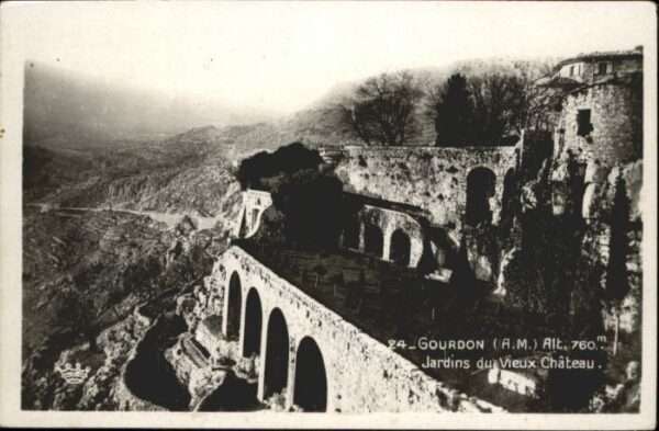 Gourdon Alpes-Maritimes Jardin Chateau