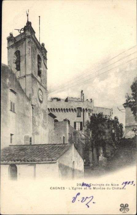 Cagnes-sur-Mer Eglise Montee Chateau