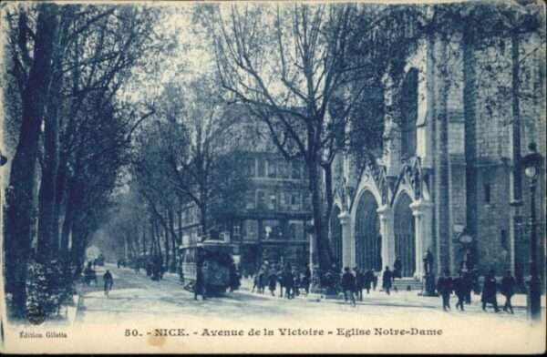 Nice Alpes Maritimes Nice Avenue Victoire Eglise Notre-Dame