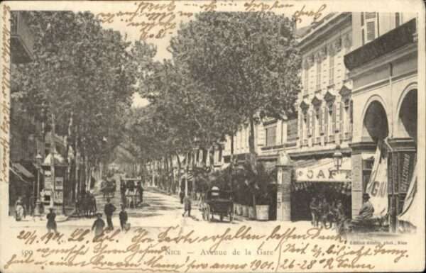Nice Alpes Maritimes Nice Avenue Gare