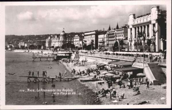 Nice Alpes Maritimes Nice Promenade Anglais Plage