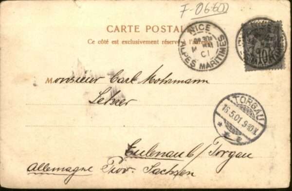 Nice Alpes Maritimes Nice [Stempelabschlag] – Bild 2