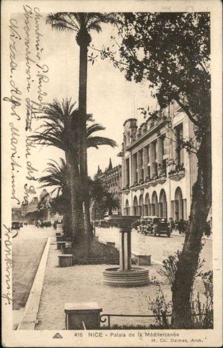 Nice Alpes Maritimes Nice Palais Mediterranee