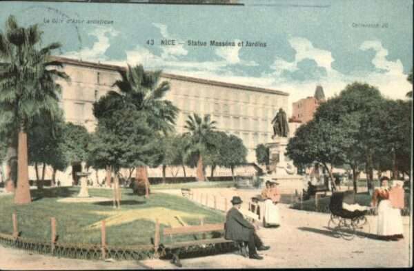 Nice Alpes Maritimes Nice Statue Massena Jardin