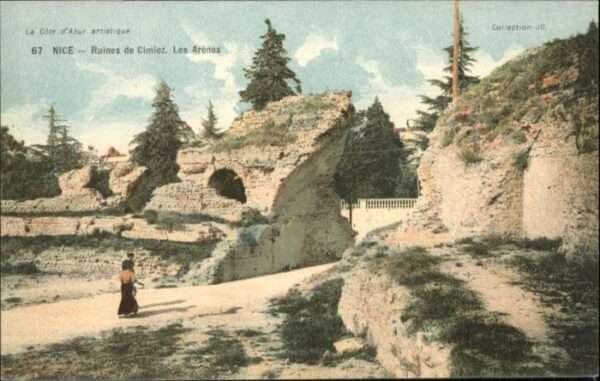 Nice Alpes Maritimes Nice Ruines Cimiez Arenes