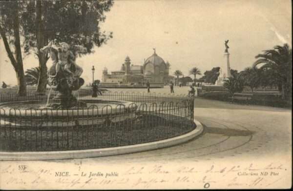 Nice Alpes Maritimes Nice Jardin Public