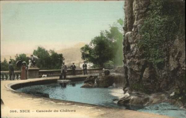 Nice Alpes Maritimes Nice Cascade Chateau