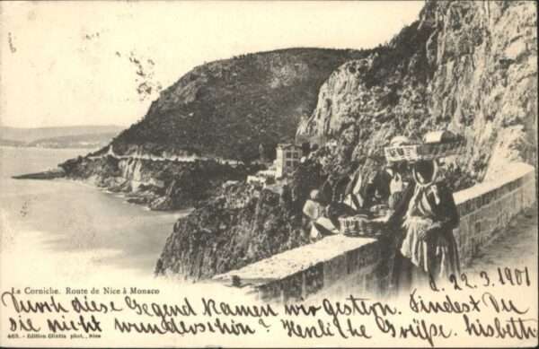 Nice Alpes Maritimes Nice [Stempelabschlag] La Corniche Rout
