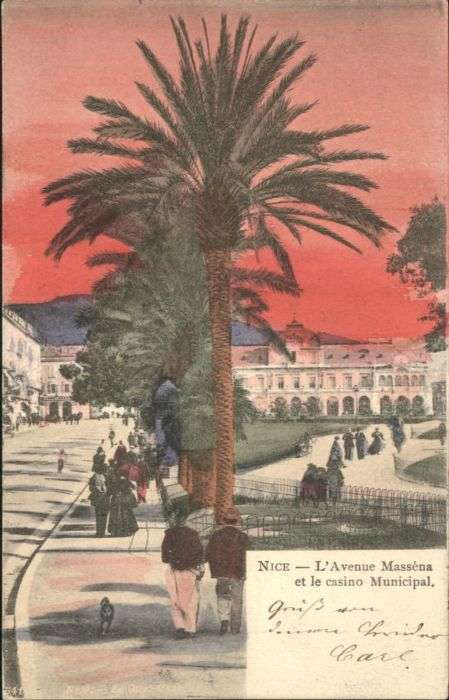 Nice Alpes Maritimes Nice Avenue Massena Casino