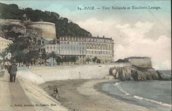 Nice Alpes Maritimes Nice Tour Bellanda Escalier Lesage