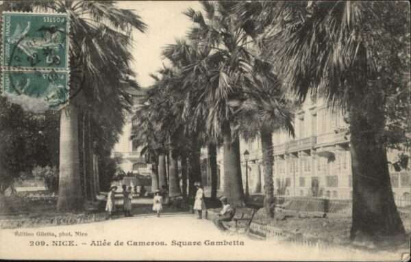 Nice Alpes Maritimes Nice Allee Cameros Square Gambetta