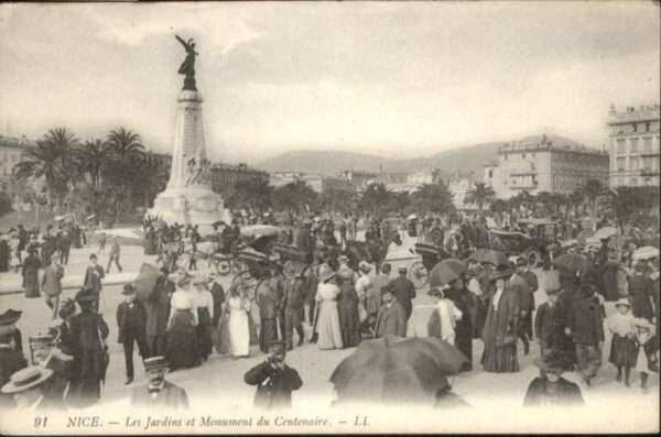 Nice Alpes Maritimes Nice Jardin Monument Centenaire