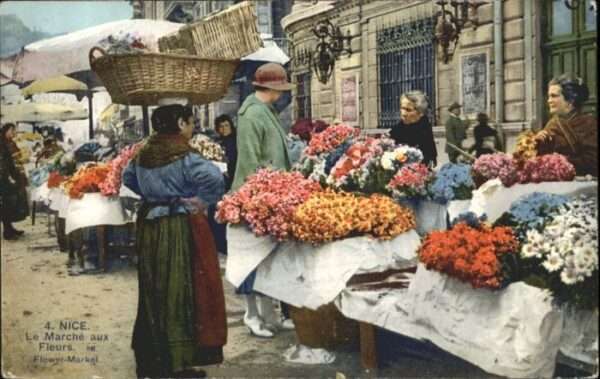 Nice Alpes Maritimes Nice Marche Fleurs
