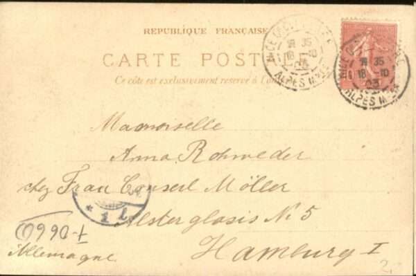 Nice Alpes Maritimes Nice Allee Palmiers Chateau – Bild 2