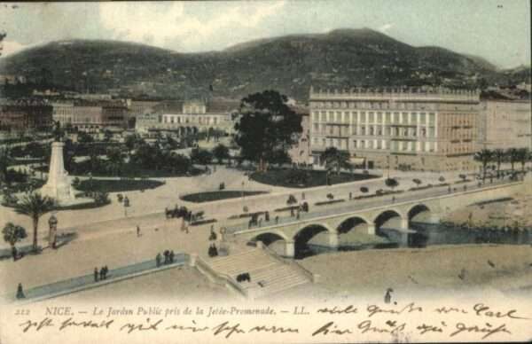 Nice Alpes Maritimes Nice Jardin Public Jetee Promenade