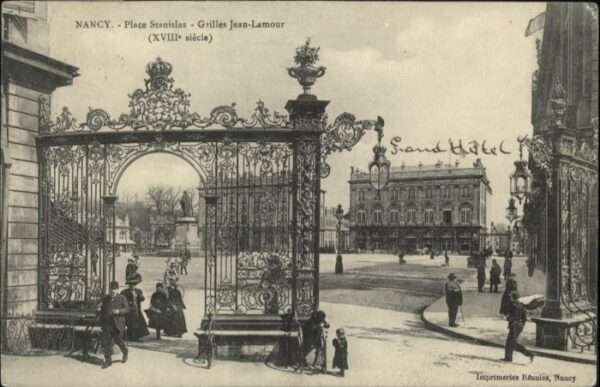 Nancy Lothringen Nancy Place Stanislas Grilles Jean-Lamo