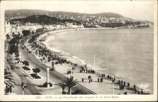 Nice Alpes Maritimes Nice Promenade Anglais Mont Boron