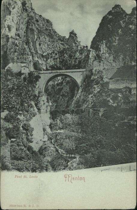 Menton Alpes Maritimes Menton Pont St. Louis