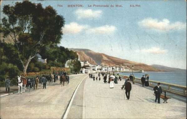 Menton Alpes Maritimes Menton Promenade Midi