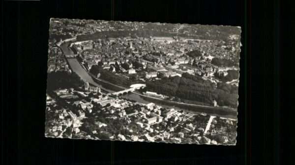 Besancon Doubs Besancon Fliegeraufnahme