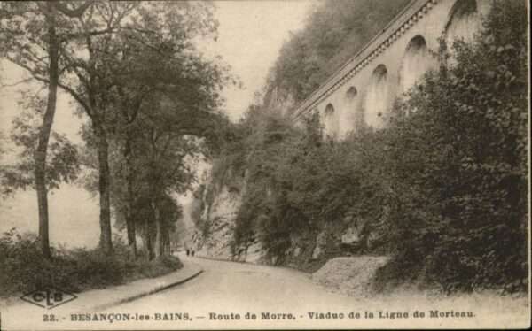Besancon Doubs Besancon Route Morre Viaduc Ligne Morte