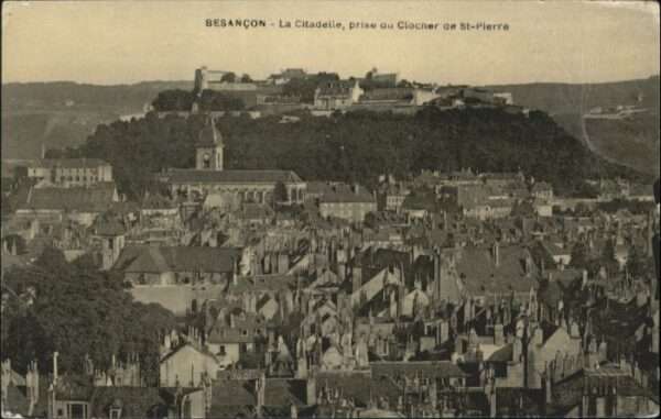 Besancon Doubs Besancon Clocher St. Pierre Citadelle
