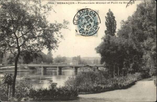 Besancon Doubs Besancon Promenade Micaud Pont Bregille