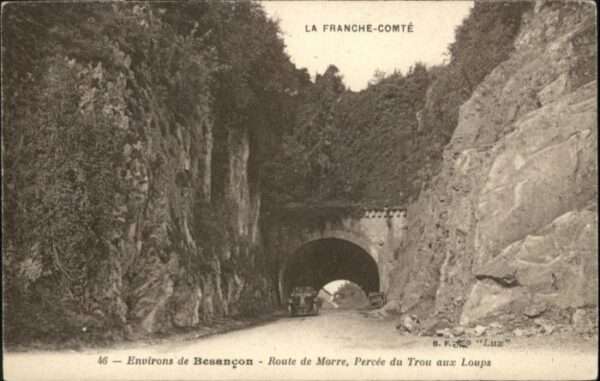 Besancon Doubs Besancon Route Morre Percee Trou Loups