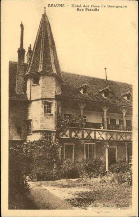 Beaune Hotel Ducs Bourgogne Rue Paradis