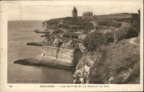 Meschers-sur-Gironde Grottes Moulin Duc