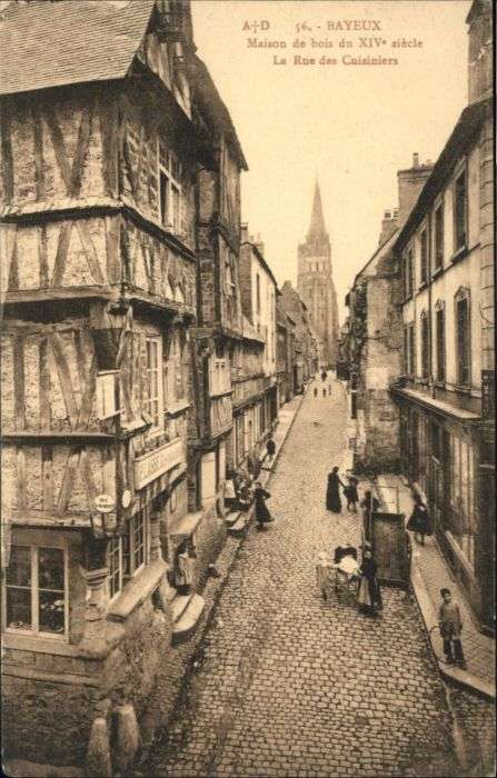 Bayeux Maison Bois Rue Cuisiniers