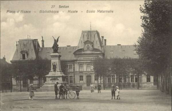 Sedan Ardennes Sedan Place Alsace Bibliotheque Musee E