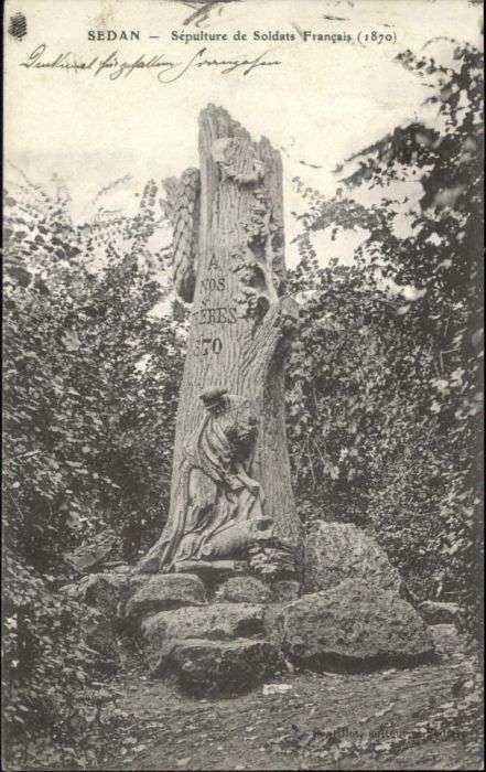 Sedan Ardennes Sedan Sepulture Soldats Francais