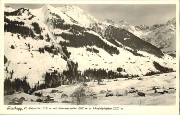 Hirschegg Kleinwalsertal Vorarlberg Hirschegg Kleinwalsertal Hammerspitze S