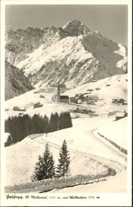 Hirschegg Kleinwalsertal Vorarlberg Hirschegg Kleinwalsertal Widderstein