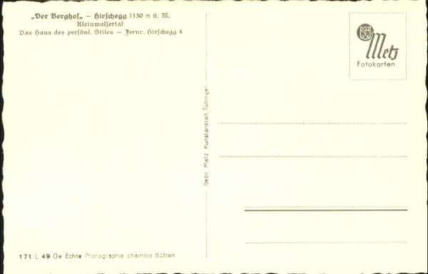 Hirschegg Kleinwalsertal Vorarlberg Hirschegg Kleinwalsertal Pension Der Be – Bild 2
