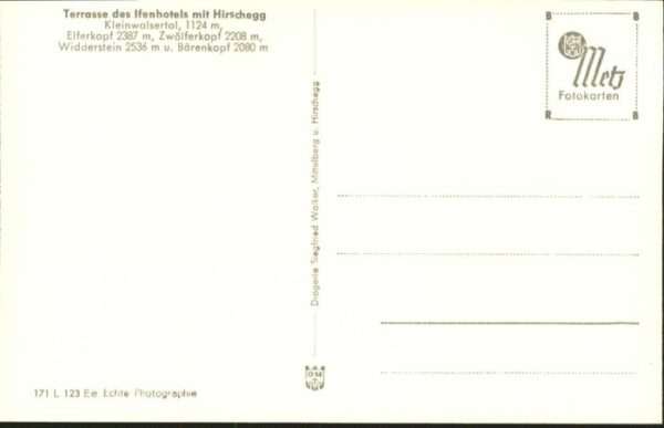 Hirschegg Kleinwalsertal Vorarlberg Hirschegg Kleinwalsertal Ifenhotel Terr – Bild 2