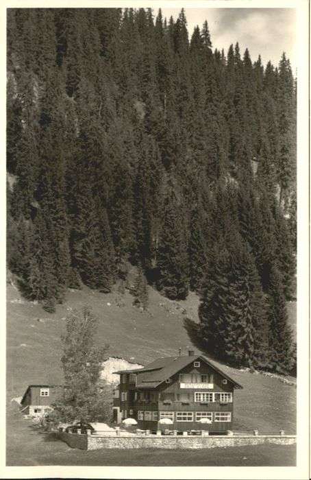 Hirschegg Kleinwalsertal Vorarlberg Hirschegg Kleinwalsertal Berggasthof Ha