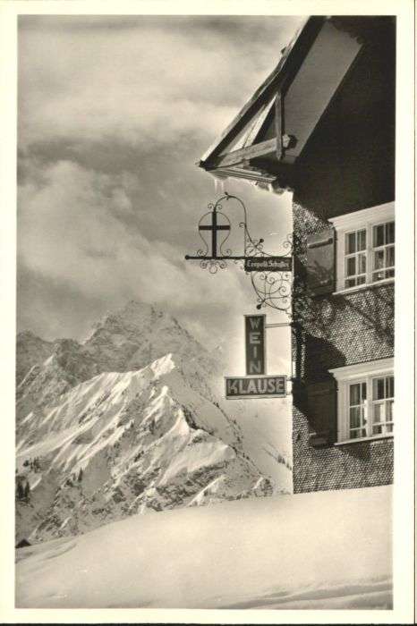 Hirschegg Kleinwalsertal Vorarlberg Hirschegg Kleinwalsertal Weinklause Kre